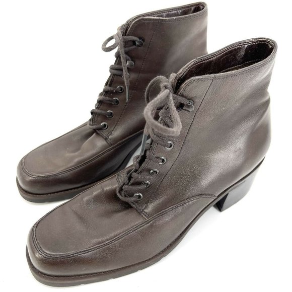 Size 8M Enzo Angiolini EMNI Distressed Brown Leath - Picture 1 of 11
